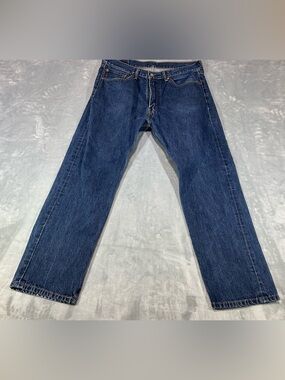 Levi's 505 Dark Blue Straight-Leg Men's Jeans 36x30